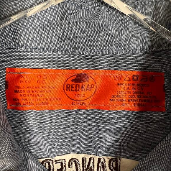 Vtg Red Kap Men's New Belgium Ranger IPA Shirt XL Blue Pearl Snap *Read - Picture 6 of 8